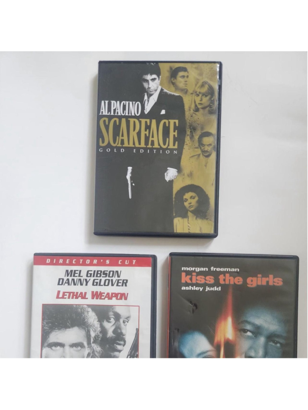 Scarface, Lethal Weapon and Kiss The Girls DVD bundle #movies #action